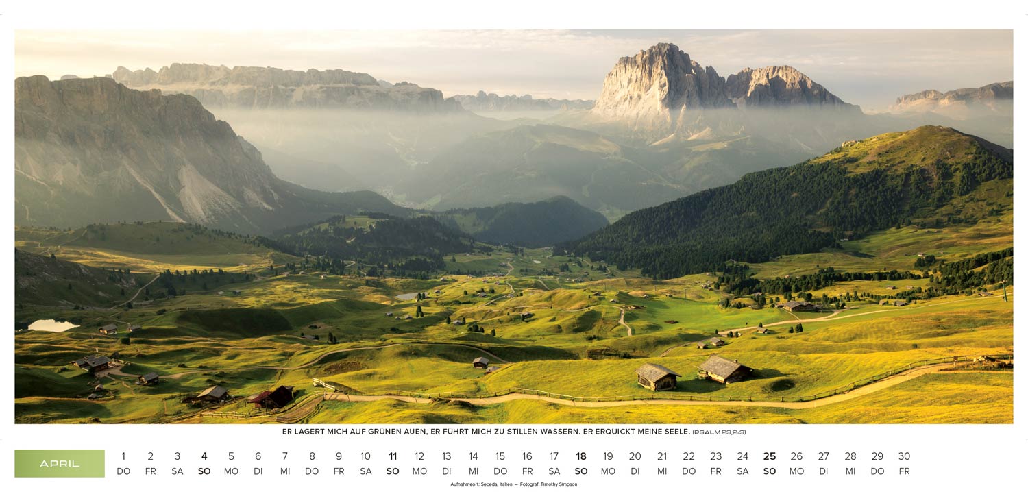 Life-is-more Panoramakalender XL 2027
