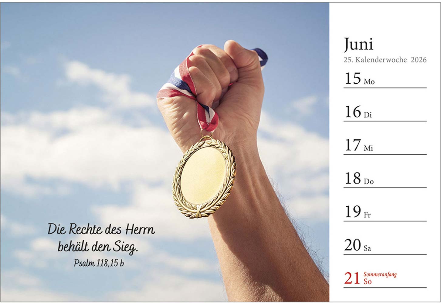 In deine Hand stell ich den Tag 2026