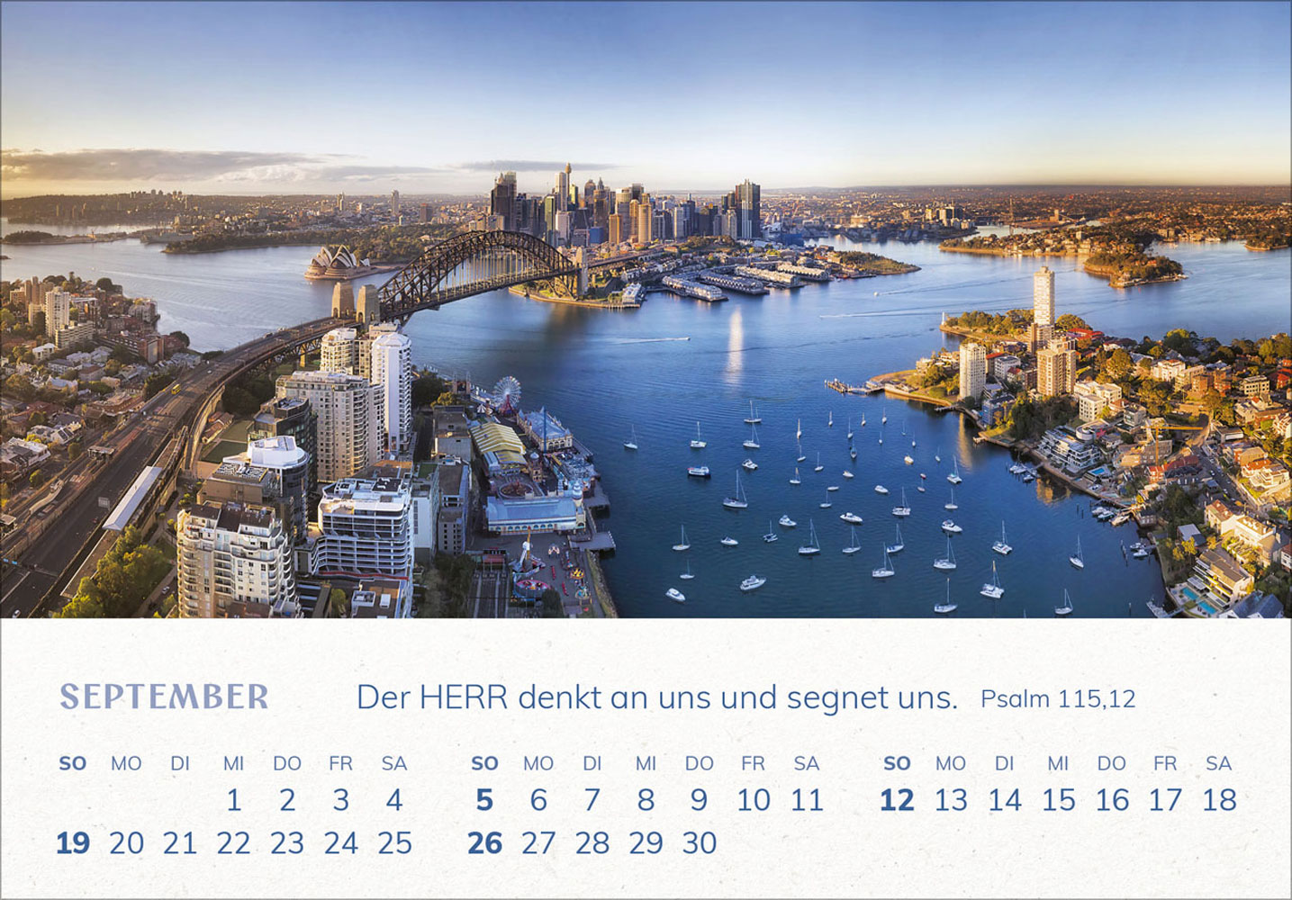 Mini Panorama Kalender 2027