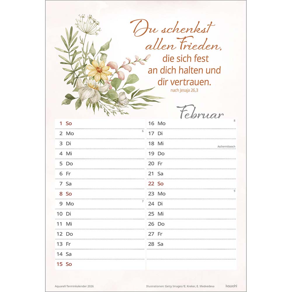 Wohlfühlen in deiner Nähe 2026 - Wandkalender