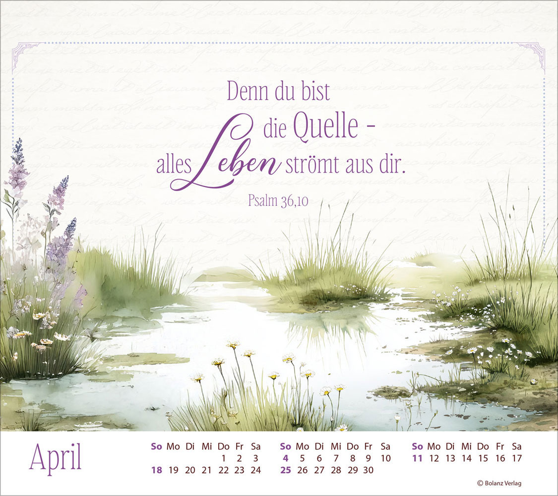 Wortpoesie 2027 - Tischkalender