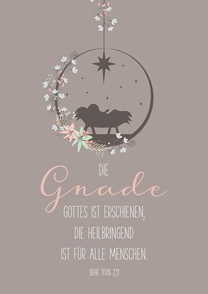 Postkarte "Die Gnade ist erschienen"