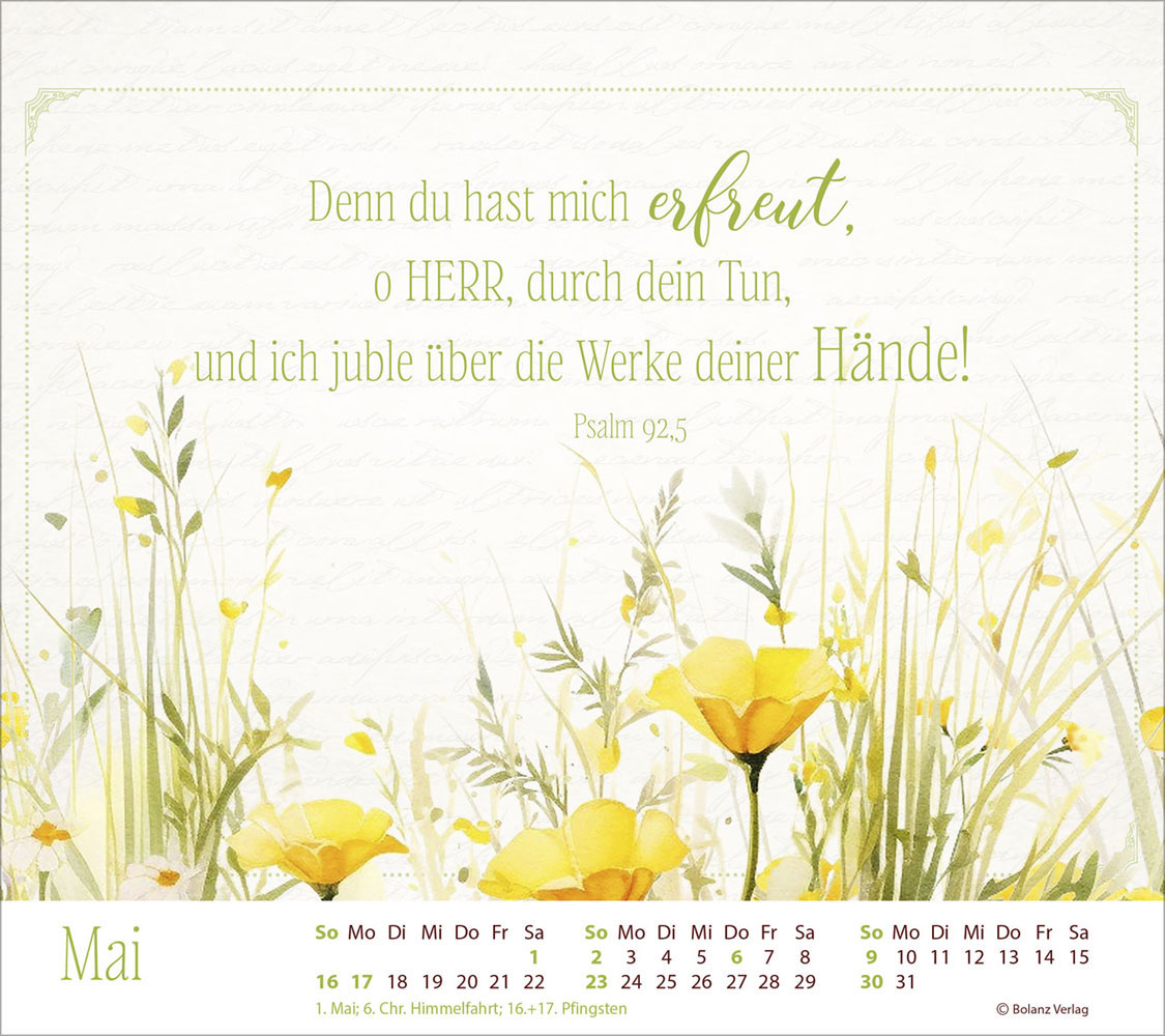 Wortpoesie 2027 - Tischkalender