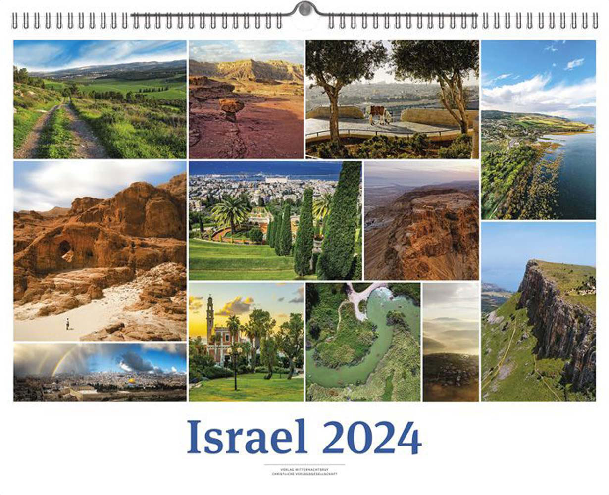 Israel 2024 - Wandkalender (Weiss) Israel 2024 - Wandkalender (Weiss)