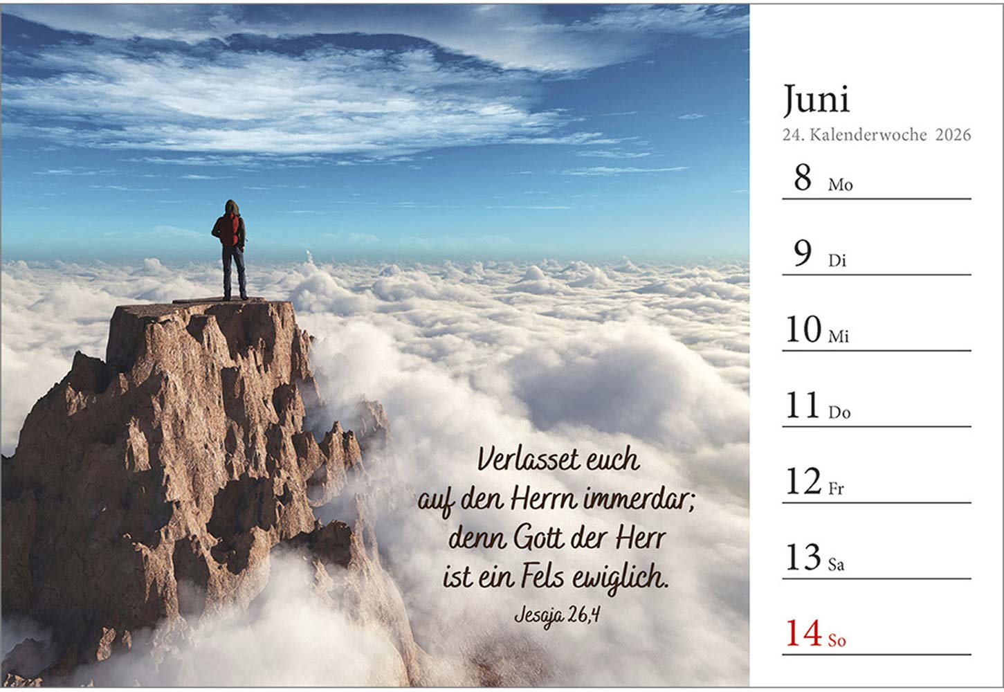 In deine Hand stell ich den Tag 2026