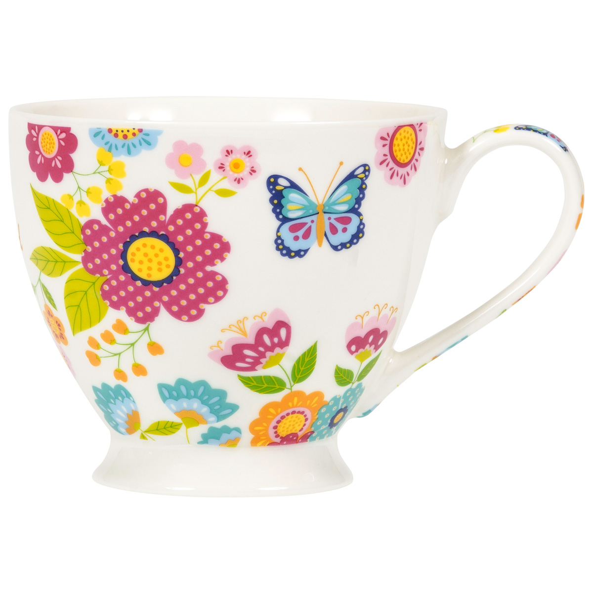 649534800_01 Porzellantasse "Vintageflower"