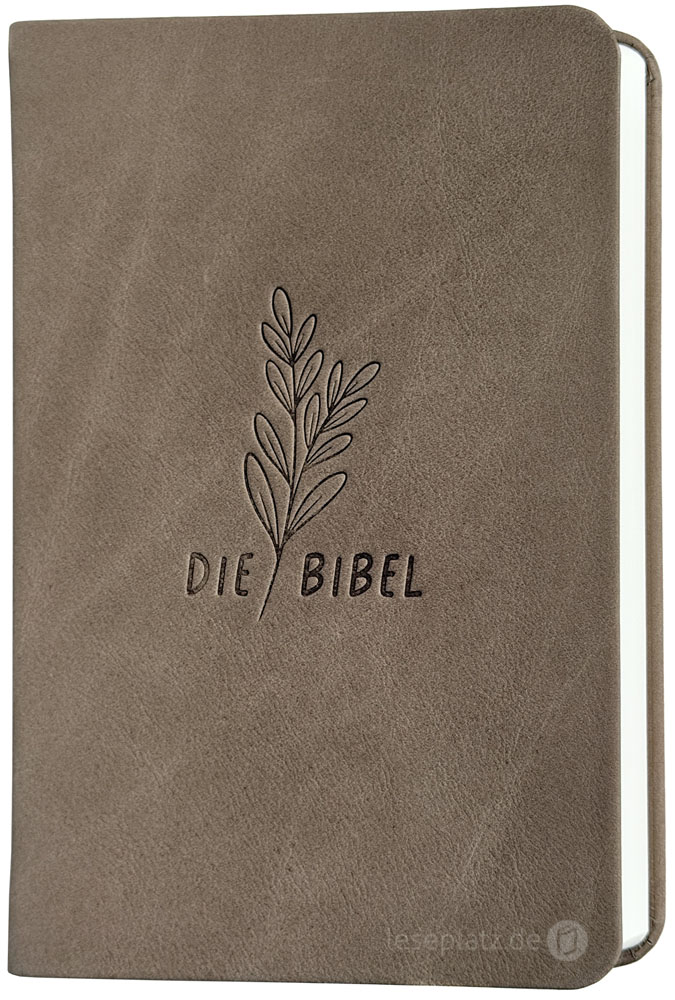 Schlachter 2000 Taschenausgabe - Rindleder / Taupe