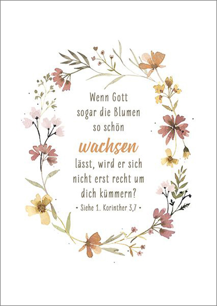 Postkarte "Um dich kümmern"