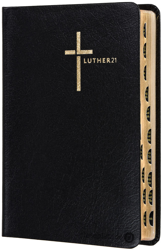 Luther21 - Taschenausgabe -  Lederfaserstoff schwarz