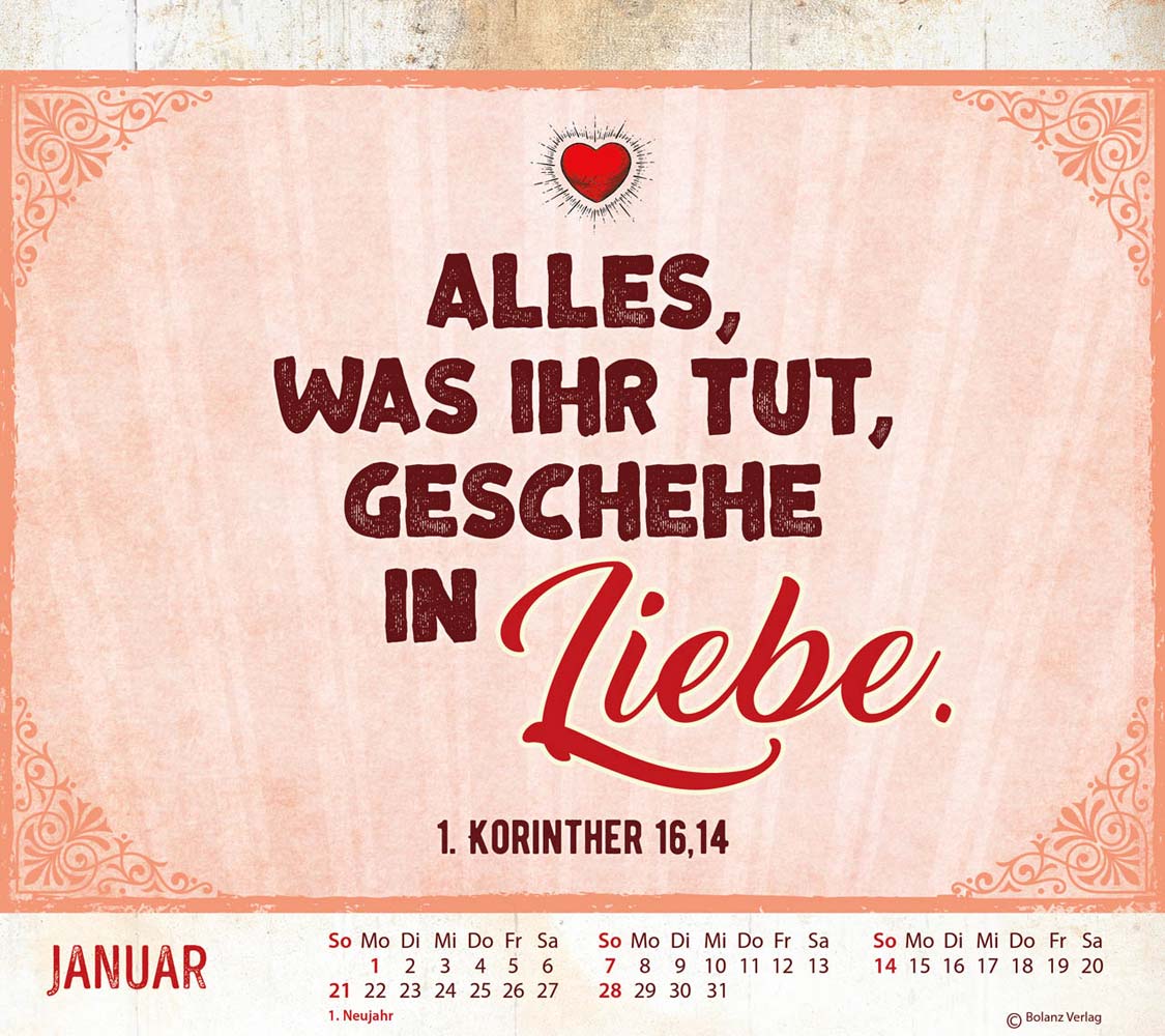 Starke Worte 2024 - Vintage - Tischkalender Starke Worte 2024 - Vintage - Tischkalender