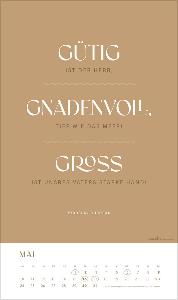 Glaube im Alltag 2027 - Posterkalender