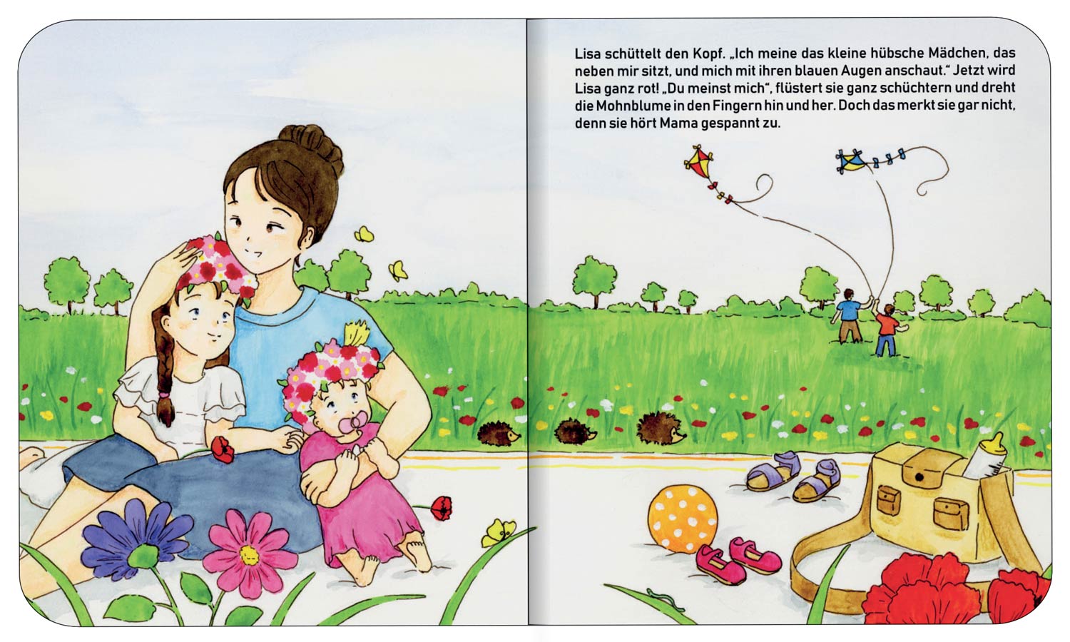 Lisa und die Blumenwiese - Pappbuch