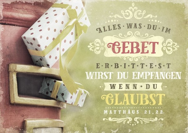 15-9302 Postkarte "Wenn du glaubst"