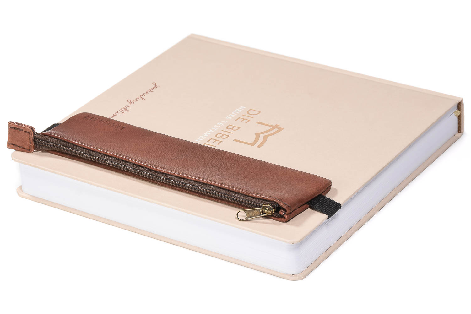 Leder-Stifte-Mäppchen "Marrakesh" dunkelbraun Leder-Stifte-Mäppchen "Marrakesh" dunkelbraun