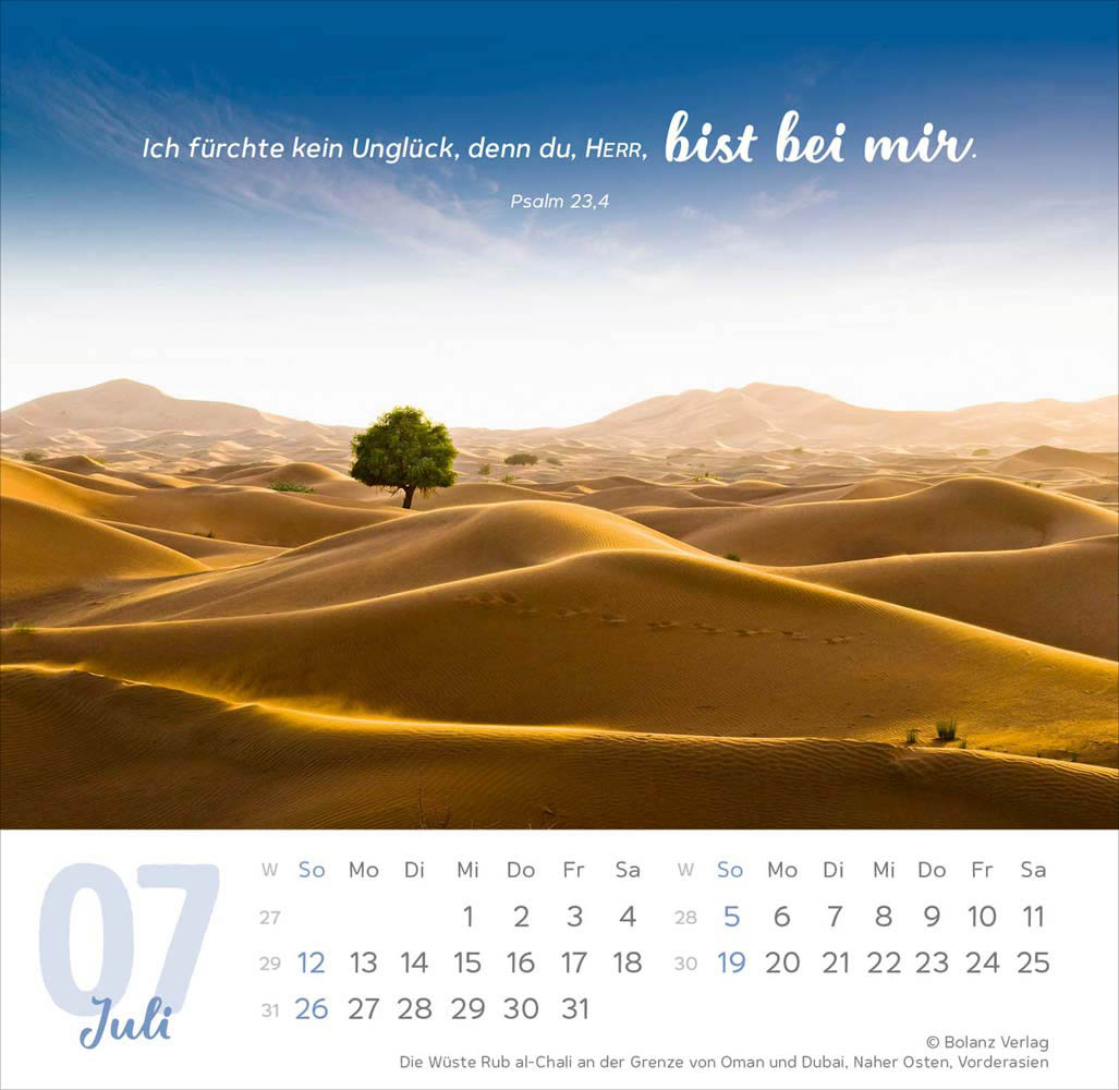 Meine Zeit 2026 - Verteilkalender