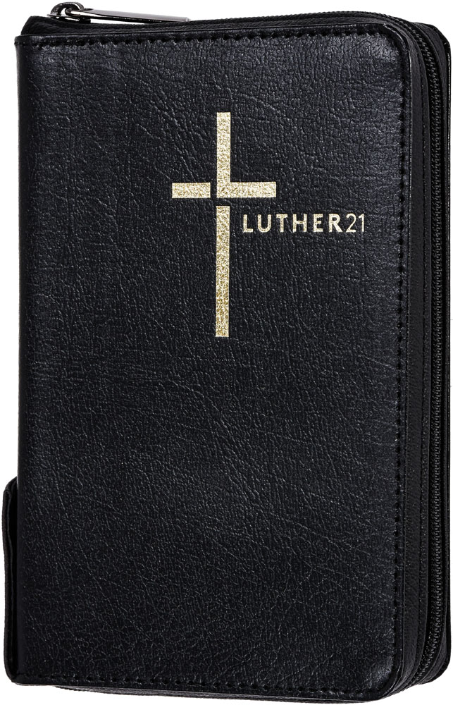 Luther21 - Taschenausgabe -  Lederfaserstoff schwarz