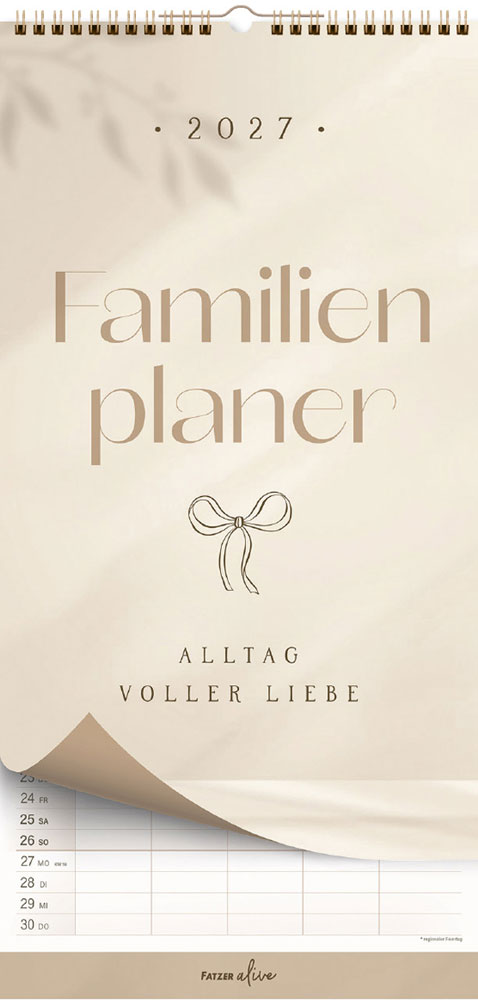 Alltag voller Liebe 2027 - Familienplaner