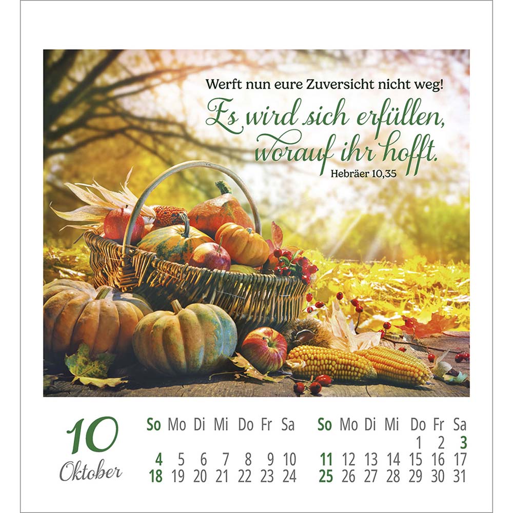 Lieblingsworte umgeben dich 2026 - Aufkleber-Kalender