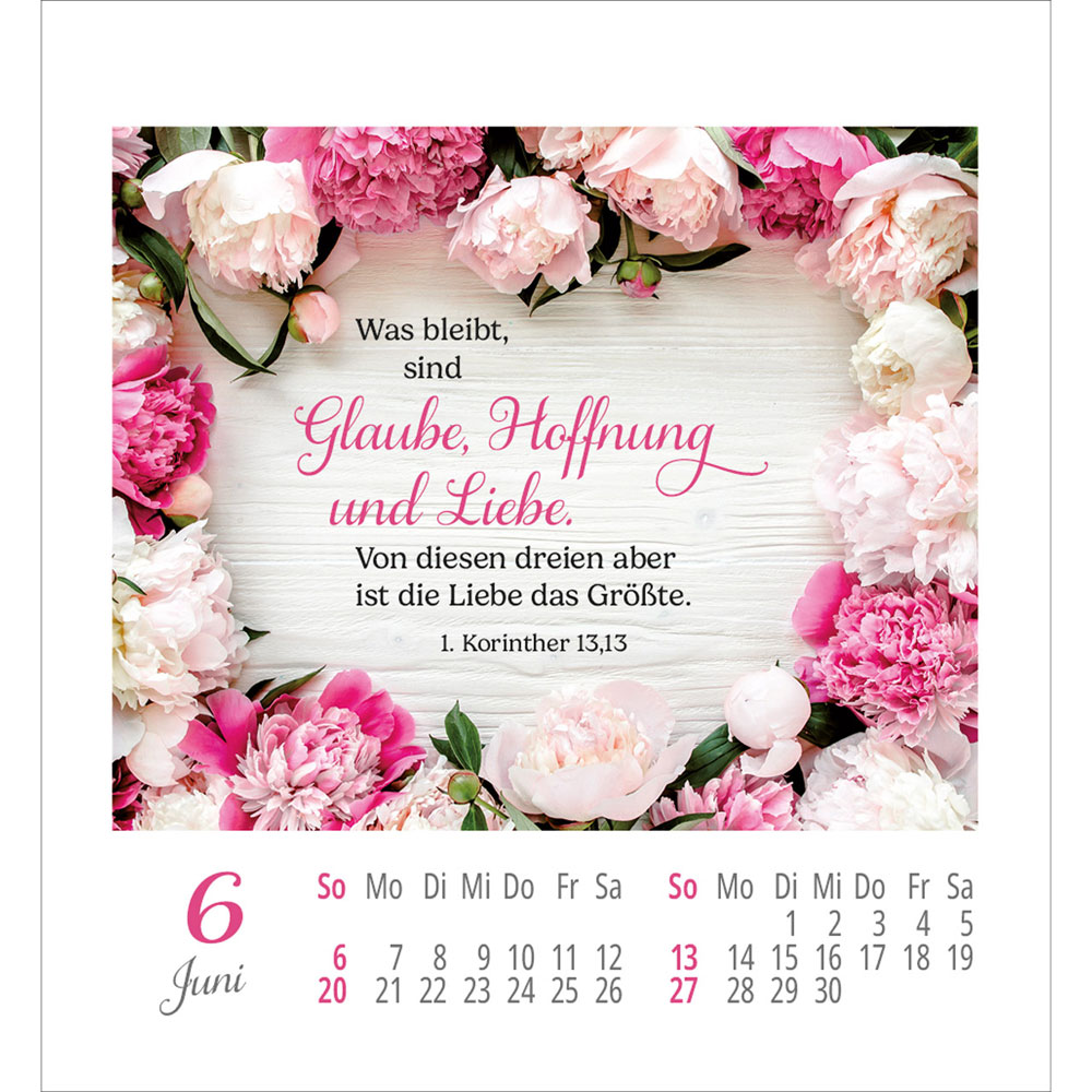 Lieblingsworte umgeben dich 2027 - Aufkleber-Kalender