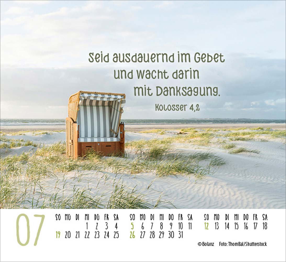 Zeit für Meer 2026 - Minikalender   