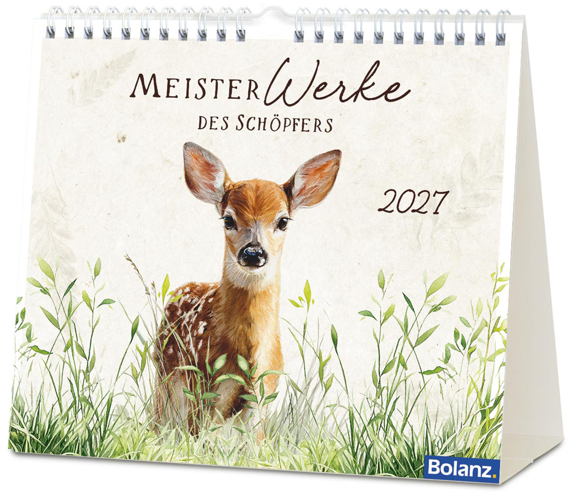 MeisterWerke des Schöpfers  2027 - Tischkalender