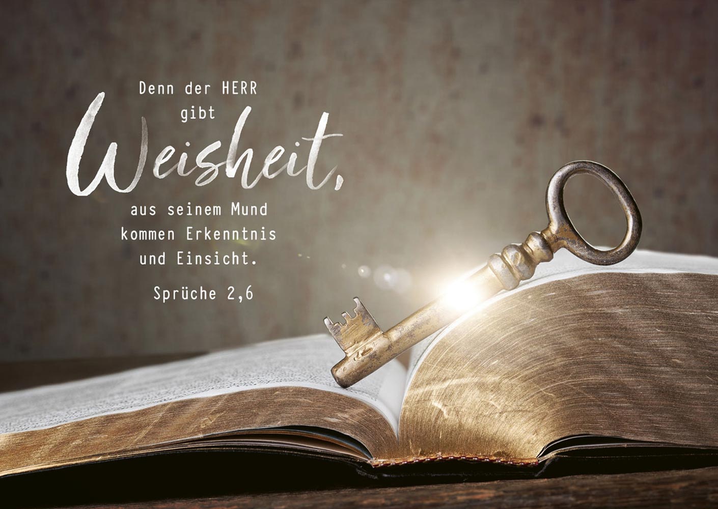 Postkarte "Weisheit"