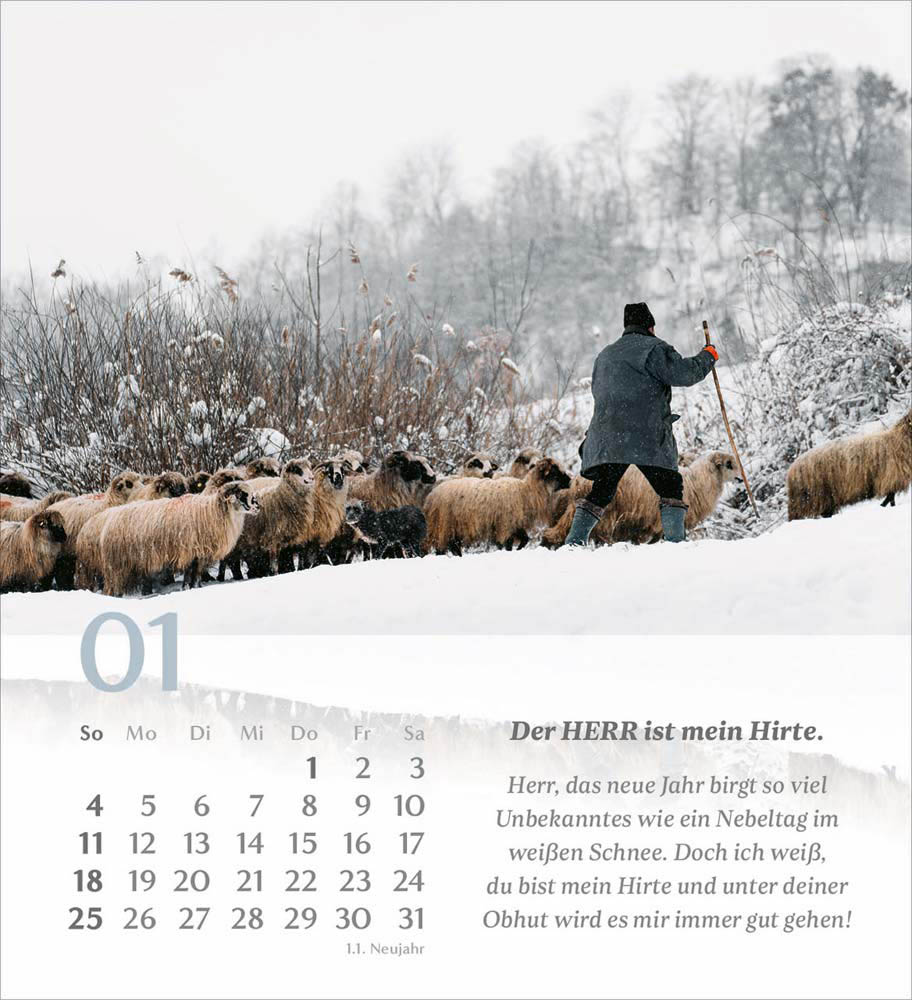 Psalm 23 - Tischkalender 2026