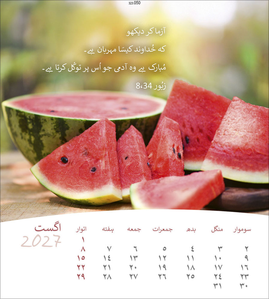 Leben für Dich 2027 - Verteilkalender (Urdu)