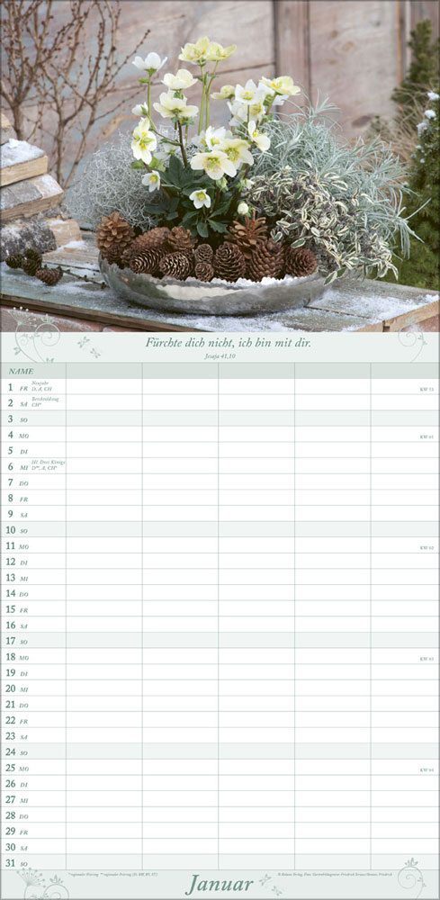 Gartenfreunde 2027 - Familienplaner