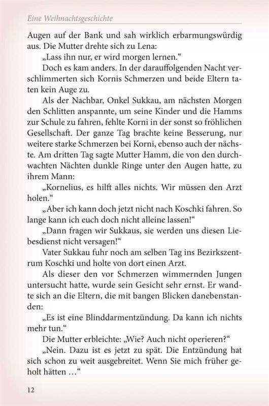 Weihnachten in der Erdhütte