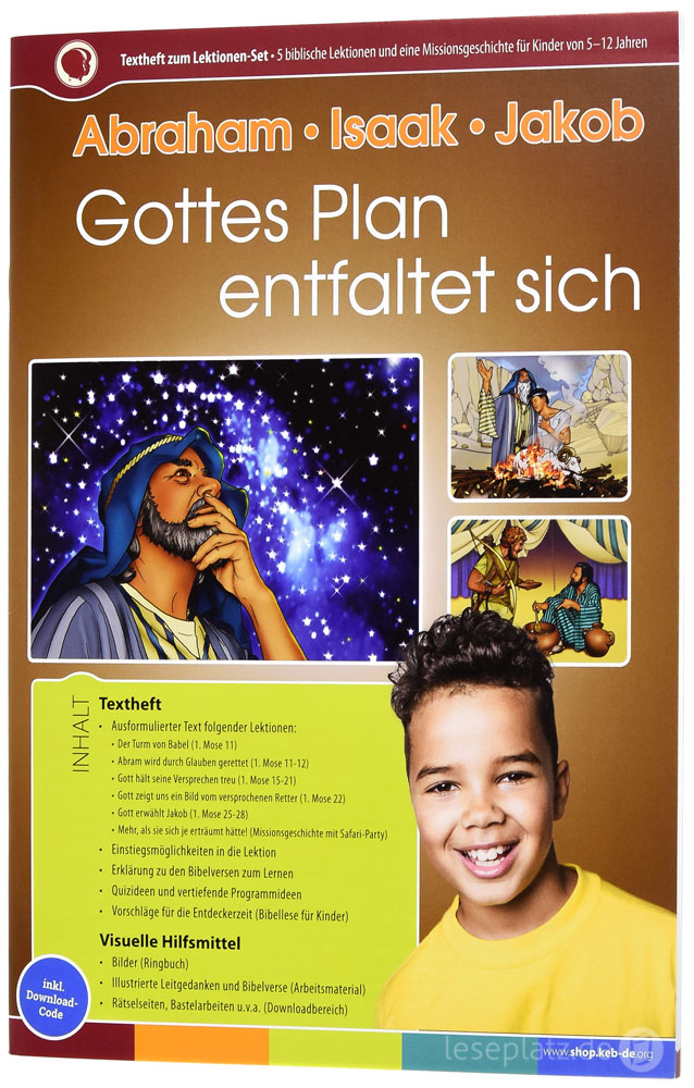 KEB1025_5-Gottes_Plan Abraham - Isaak - Jakob - Lektionen-Set