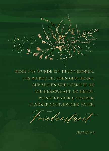 Postkarte - Big Blessing "Friedensfürst"