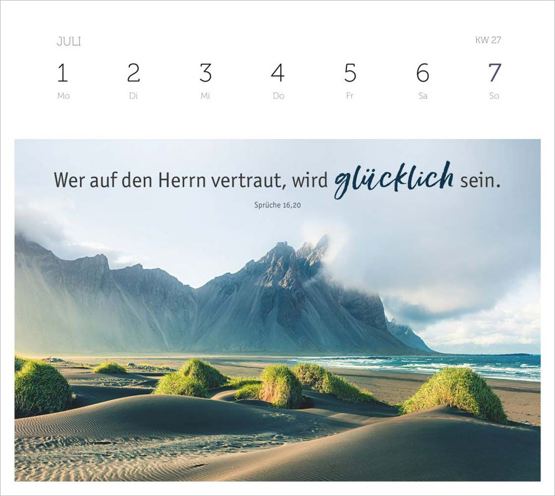 Grüne Wunder - blaue Weiten 2024 - Wochenplaner Grüne Wunder - blaue Weiten 2024 - Wochenplaner