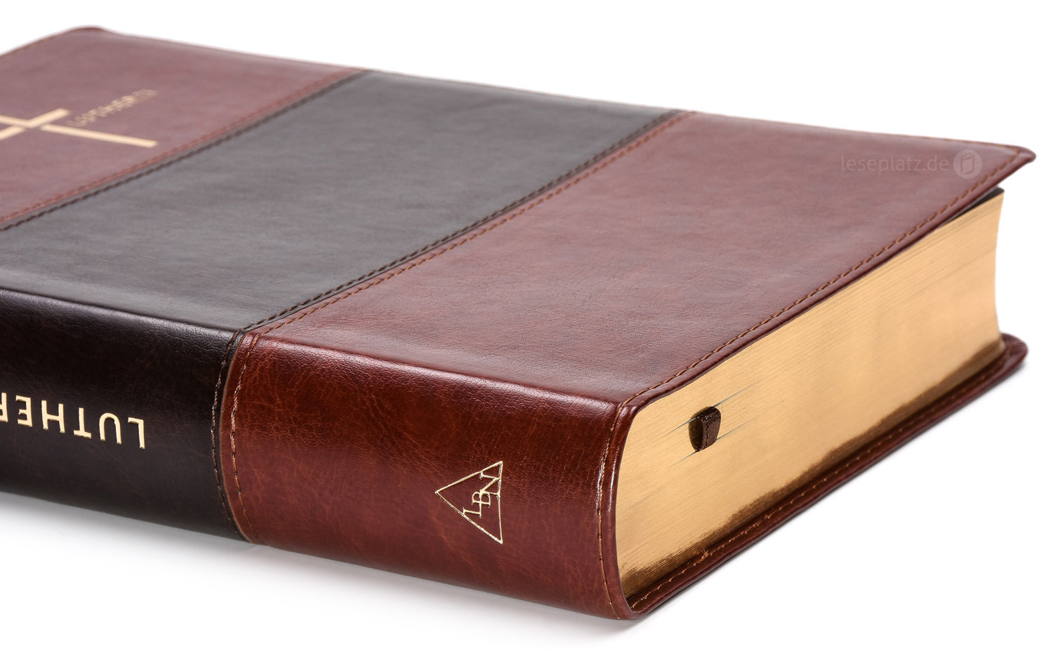 161115_03 Luther21 - Großdruckausgabe - Kunstleder braun/schwarz/braun