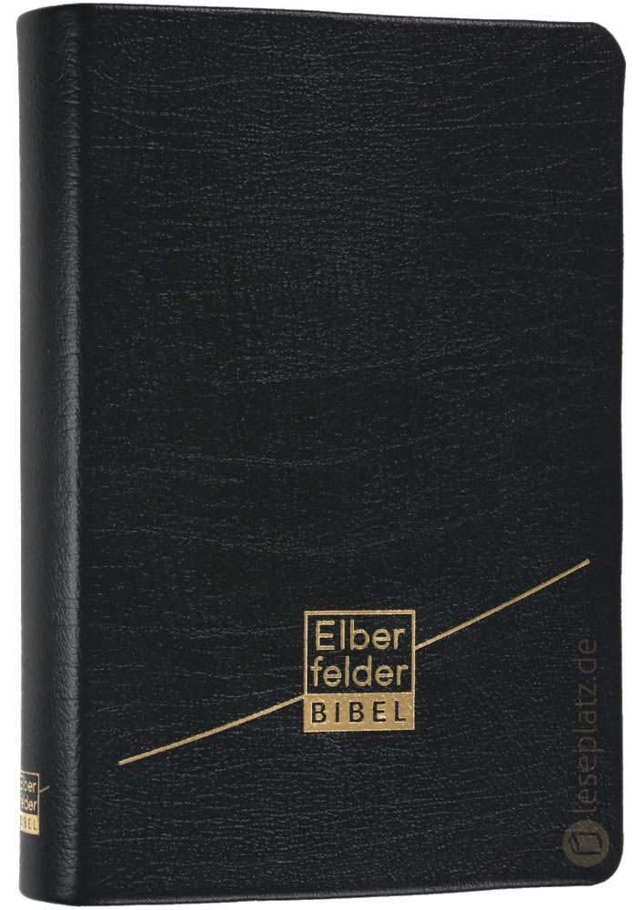 Elberfelder Bibel 2006 Standardausgabe - Leder schwarz mit Goldschnitt