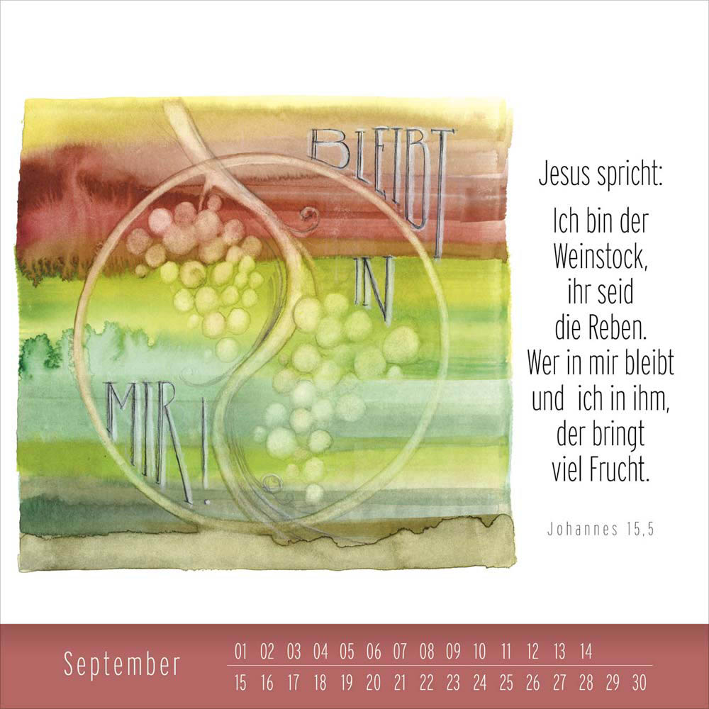 Hoffnung und Leben - immerwährender Tischkalender