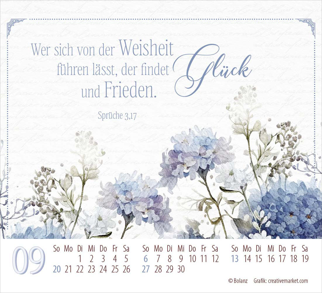 Poesie guter Worte 2026 - Minikalender