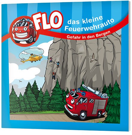 Flo, das kleine Feuerwehrauto - Mini-Buch "Gefahr in den Bergen"
