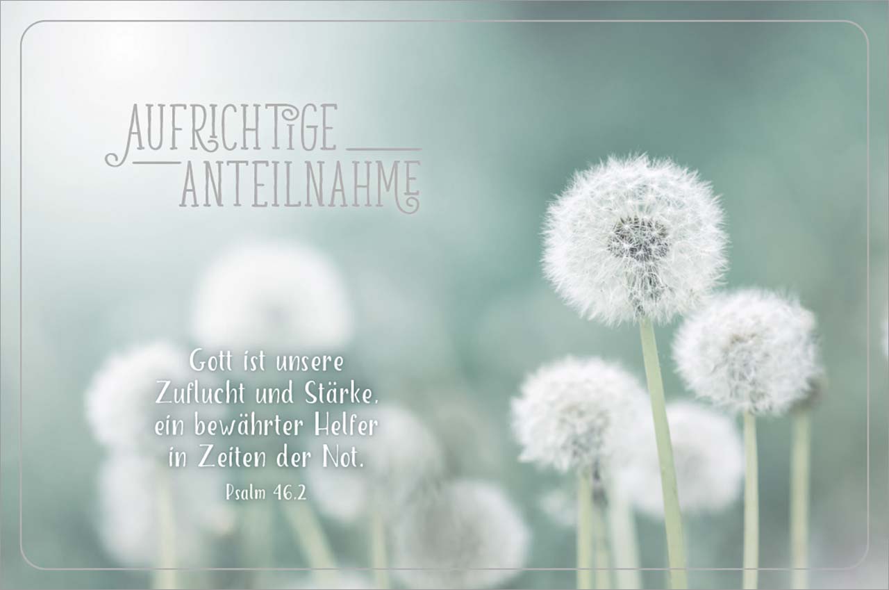 Faltkarte "Pusteblume"