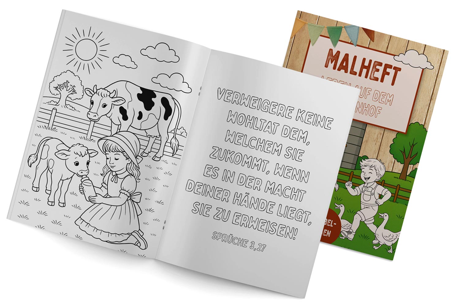 Malheft - Leben auf dem Bauernhof