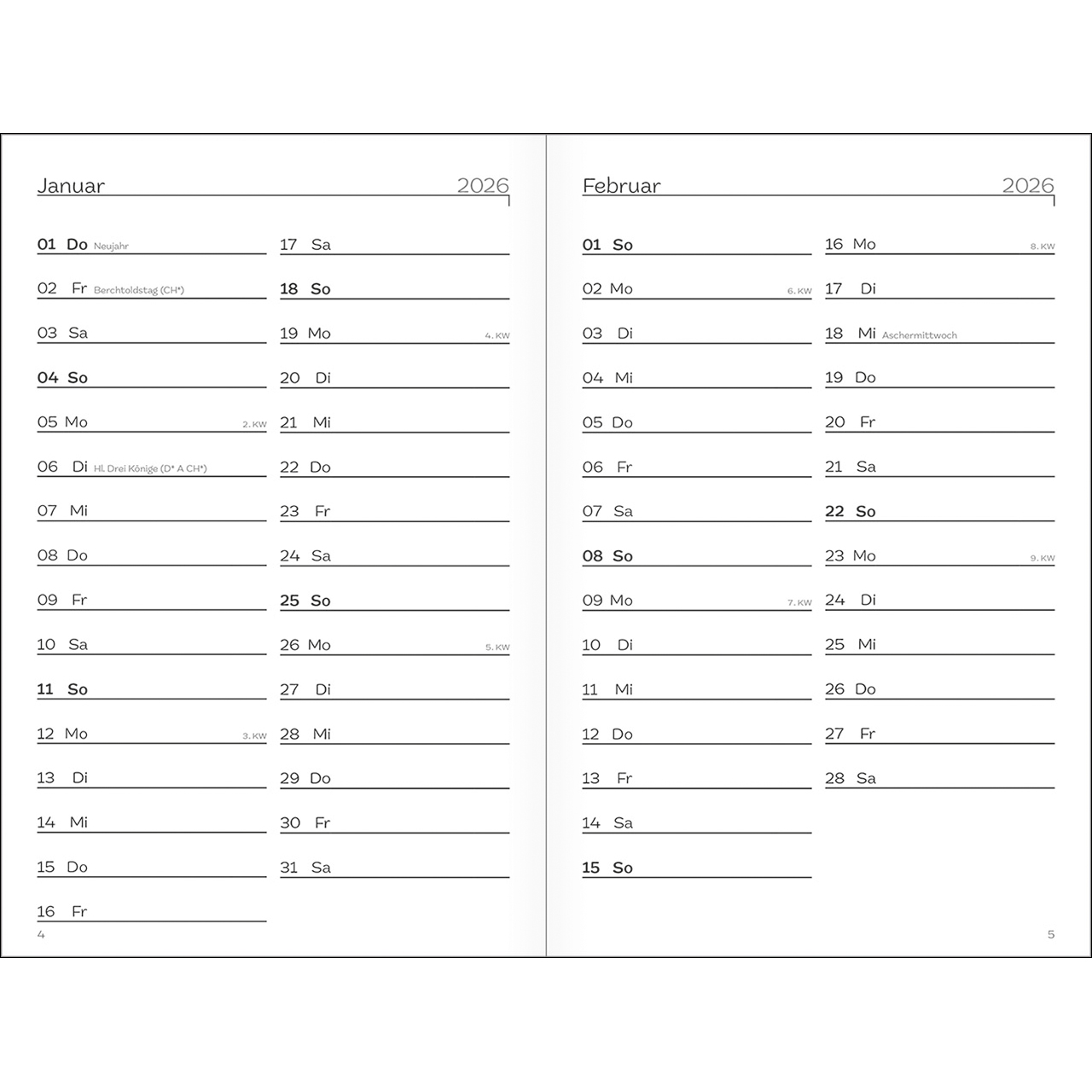 Terminkalender Maxi - Jahreslosung 2026 Terminkalender Maxi - Jahreslosung 2026
