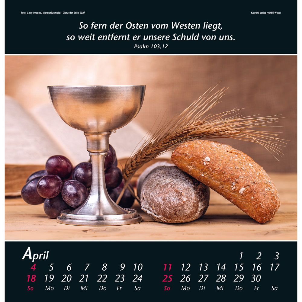Glanz der Stille 2027 - Wandkalender