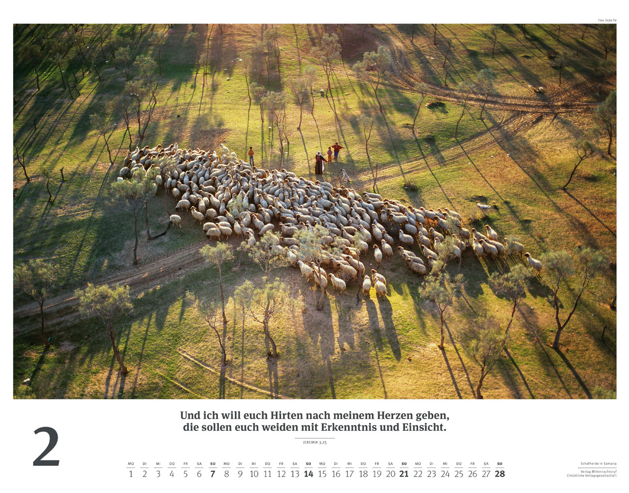 Israel 2027 - Wandkalender (Weiß)