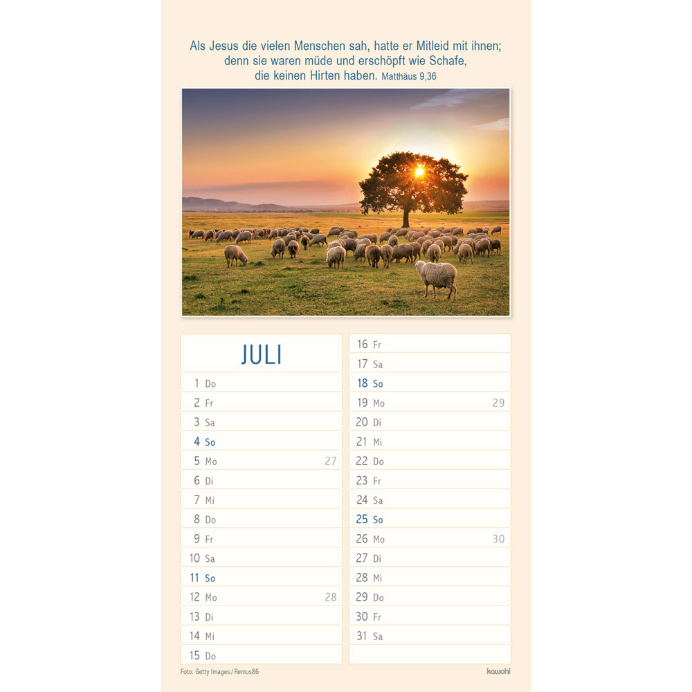 Meine Zeit in seinen Händen 2027 - Wandkalender