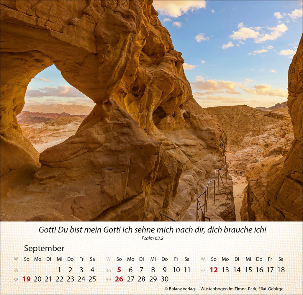 Israel Shalom 2027 - Tischkalender