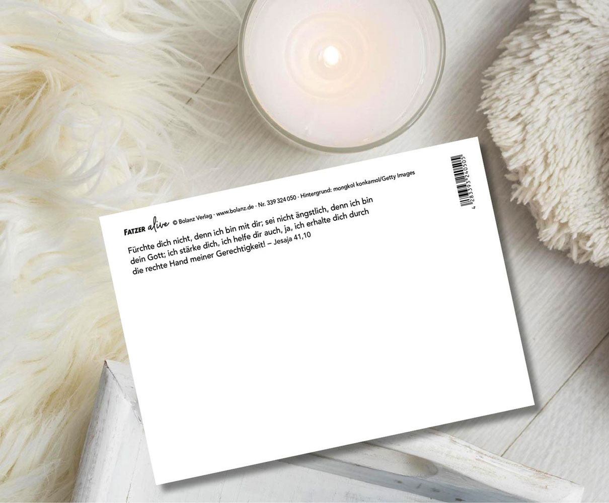 Postkarte "Lege alles in Gottes Hand"