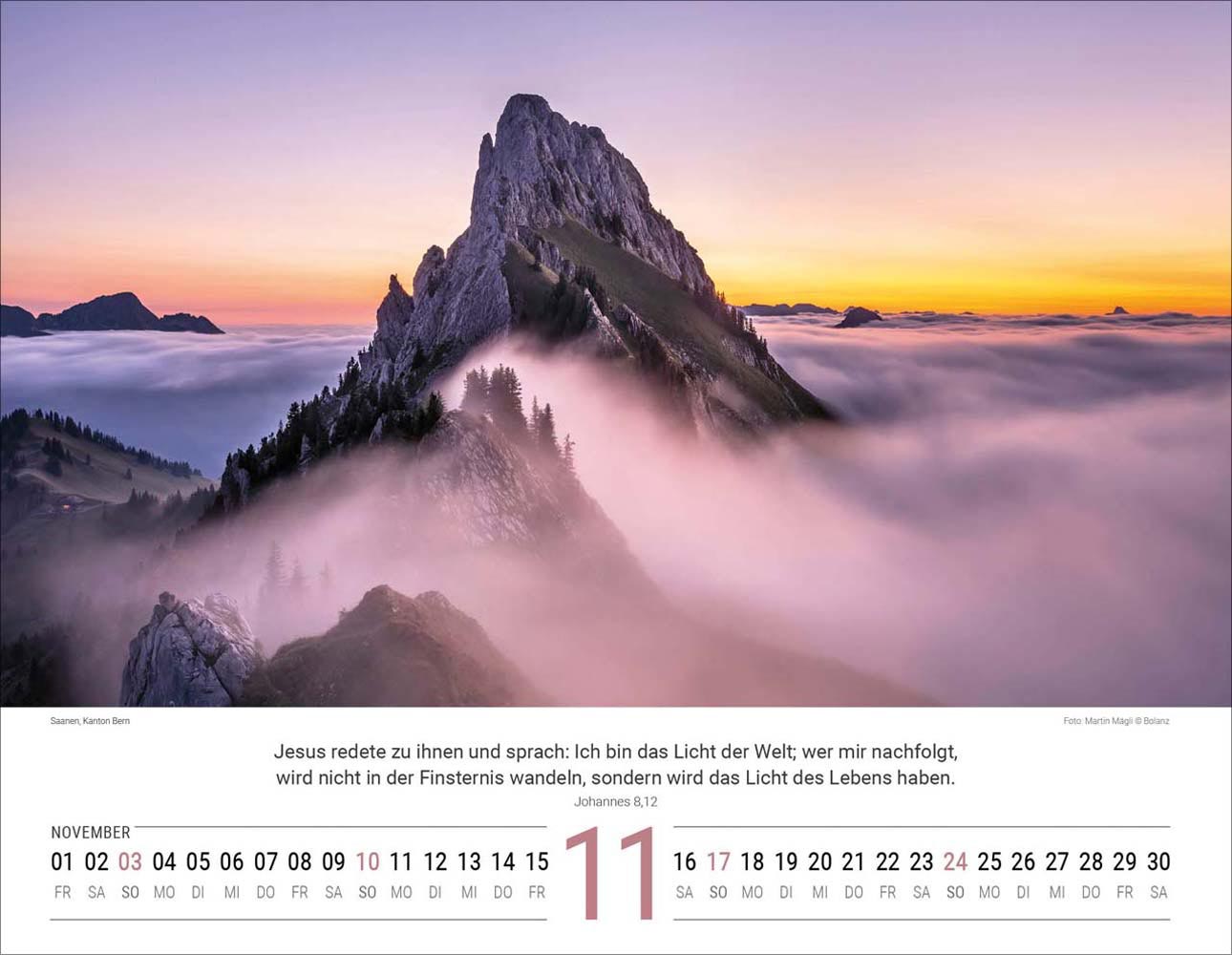 Schweizer Bildkalender 2024 Schweizer Bildkalender 2024