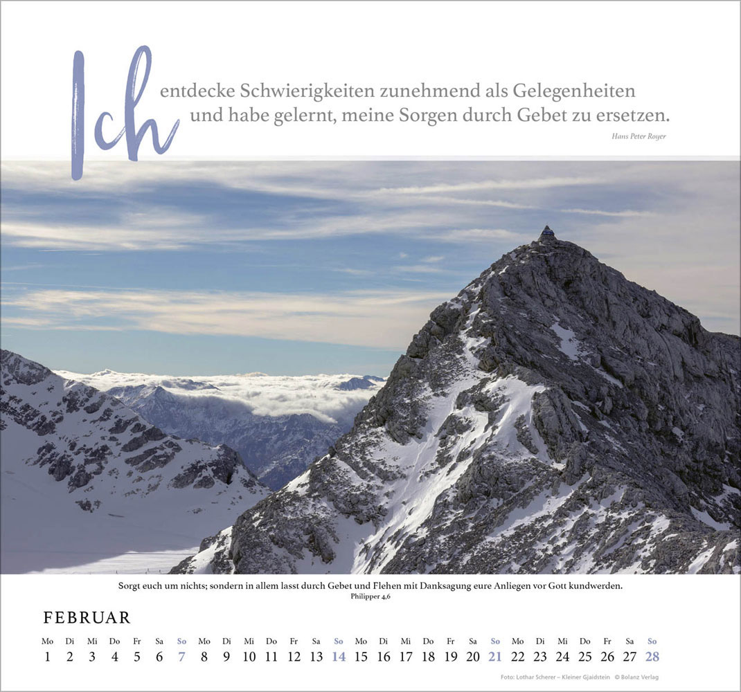 Fels meiner Stärke 2027 - Wandkalender