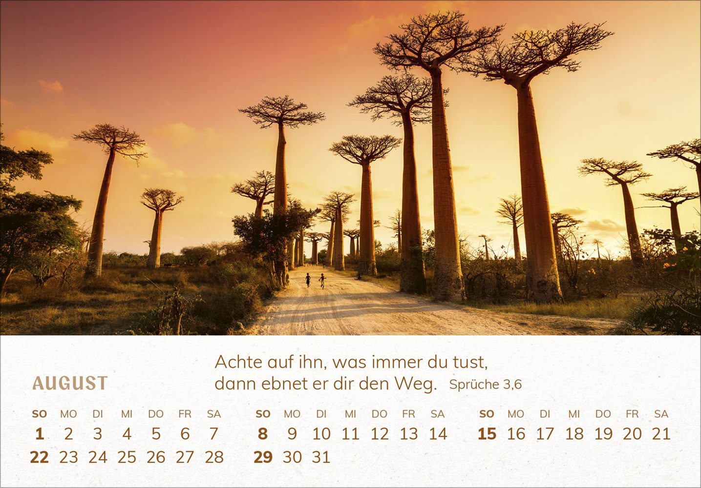 Mini Panorama Kalender 2027
