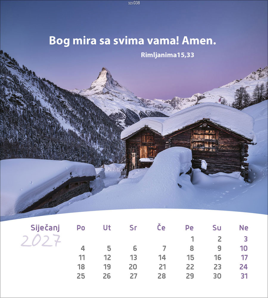 Leben für Dich 2027 - Verteilkalender (Kroatisch)